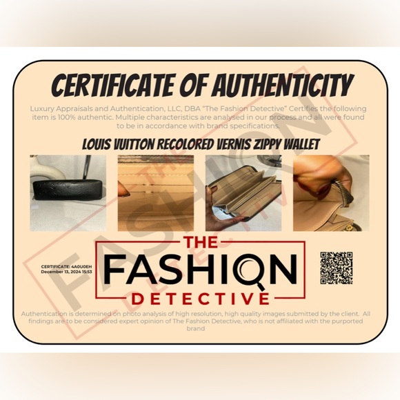 Authentic Louis Vuitton Black Matte Vernis Long Zip Wallet beige interior +COA - Picture 3 of 15